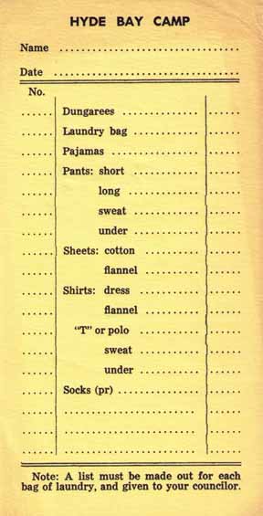 1965 Laundry Ticket